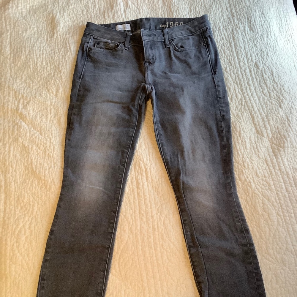GAP 1969 'Always Skinny' Grey Jeans size 25r